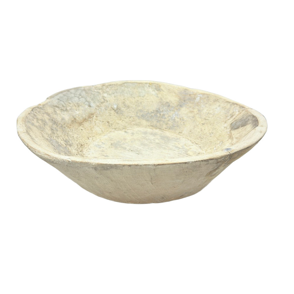 Vintage Wooden Parat Bowl - Berbere Imports