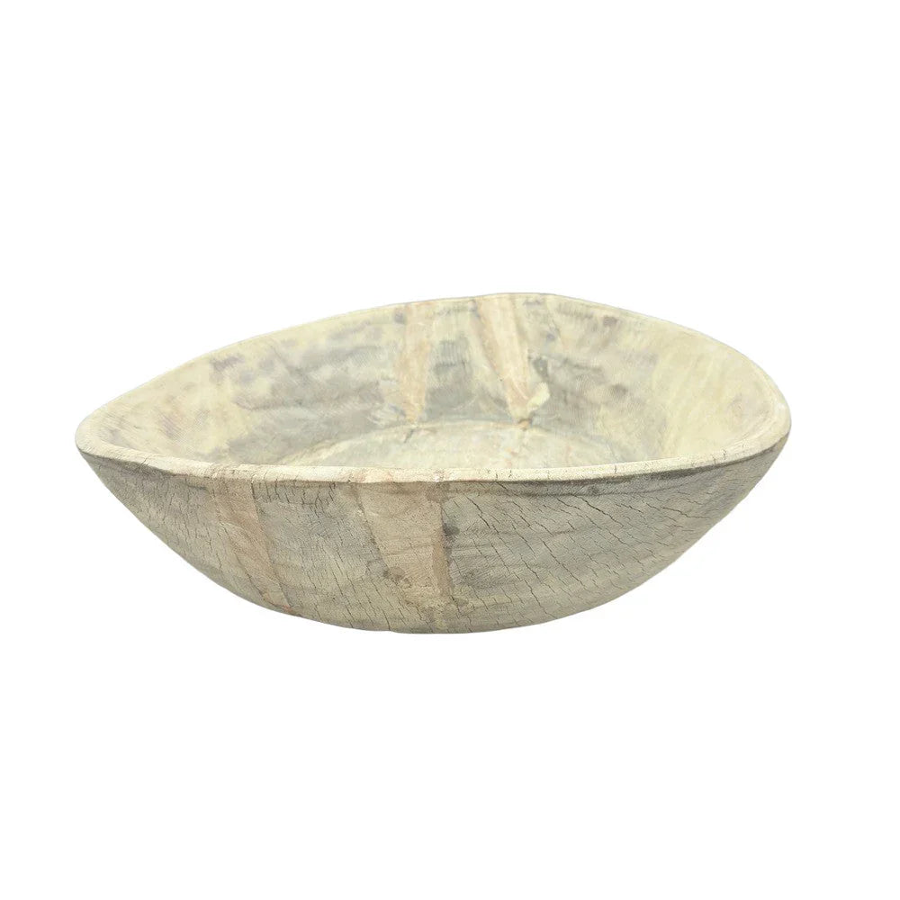 Vintage Wooden Parat Bowl - Berbere Imports