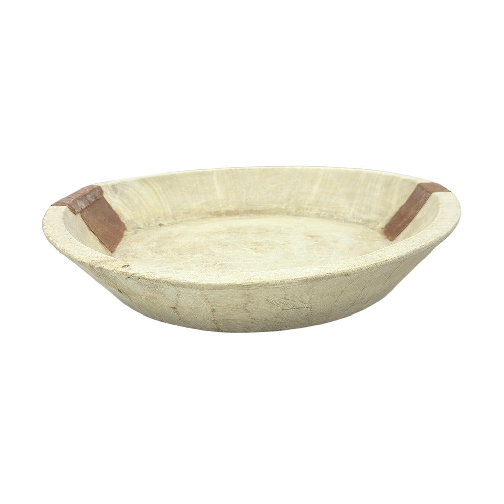 Vintage Wooden Parat Bowl - Berbere Imports