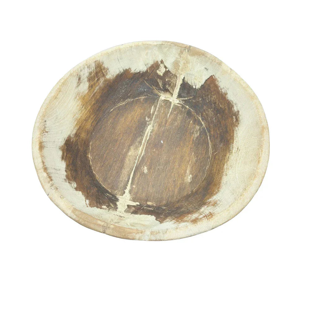 Vintage Wooden Parat Bowl - Berbere Imports