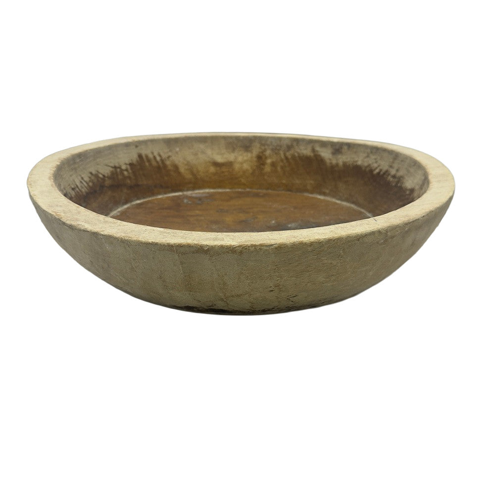 Vintage Wooden Parat Bowl - Berbere Imports