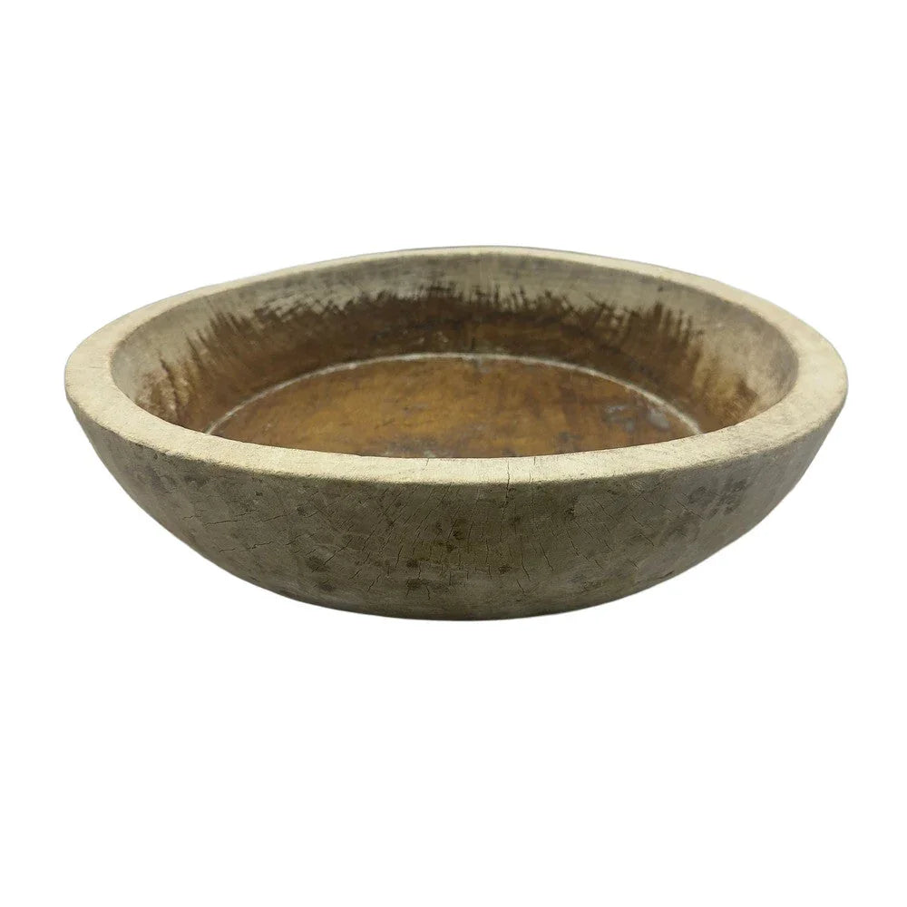 Vintage Wooden Parat Bowl - Berbere Imports