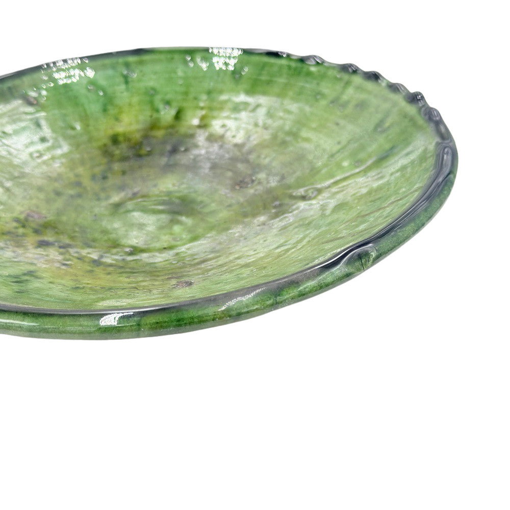 Moroccan Ceramic Tamegroute Plate - Berbere Imports