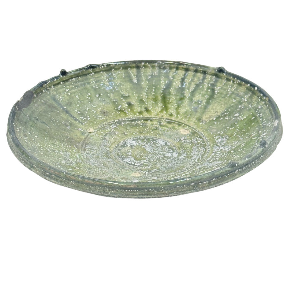 Moroccan Ceramic Tamegroute Plate - Berbere Imports