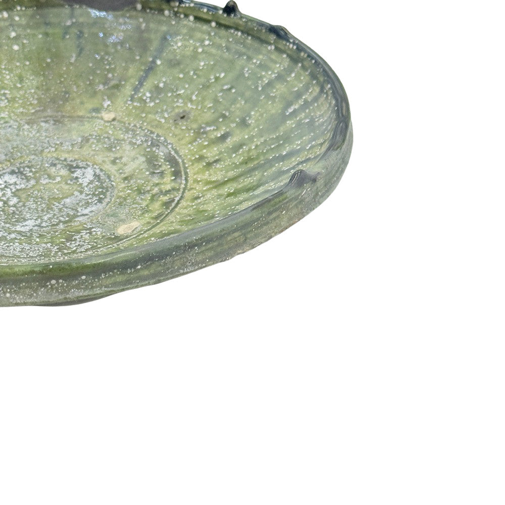 Moroccan Ceramic Tamegroute Plate - Berbere Imports