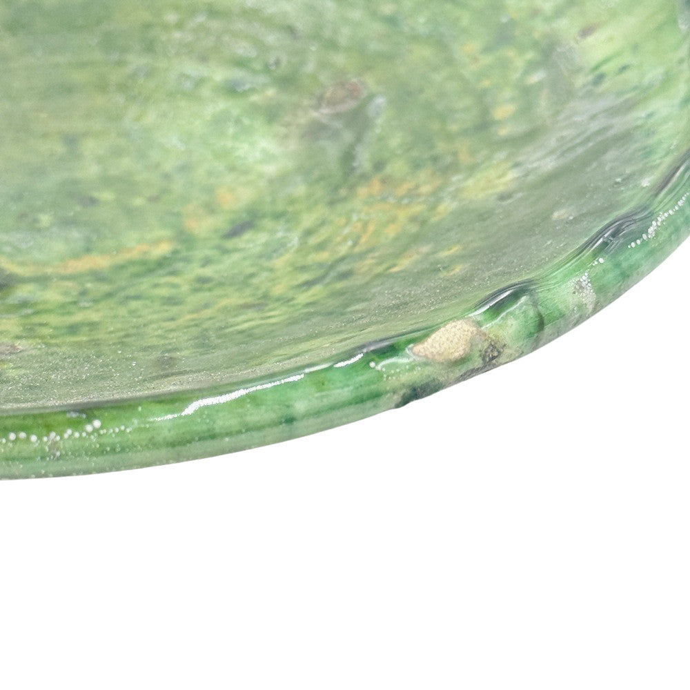 Moroccan Ceramic Tamegroute Plate - Berbere Imports