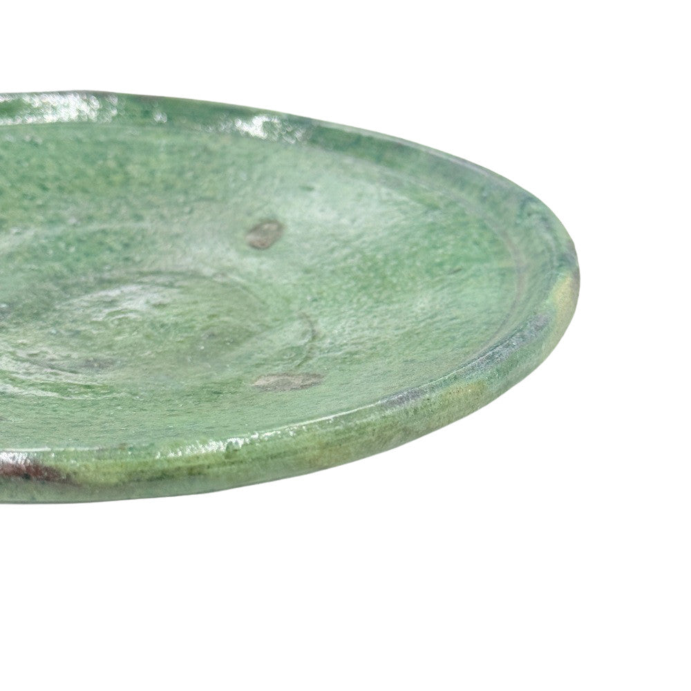Moroccan Ceramic Tamegroute Plate - Berbere Imports
