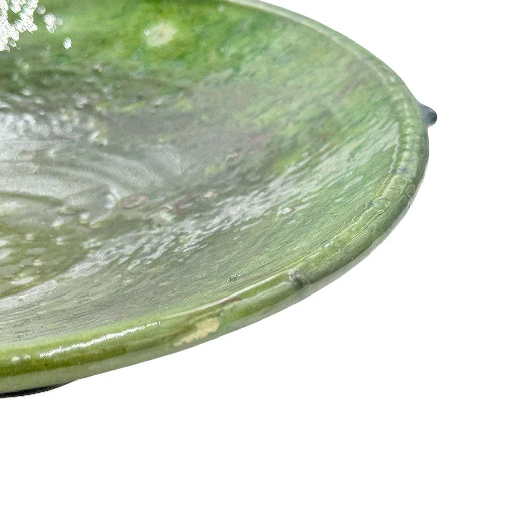 Moroccan Ceramic Tamegroute Plate - Berbere Imports