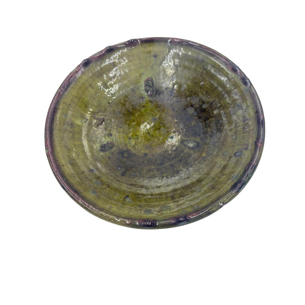 Moroccan Ceramic Tamegroute Plate - Berbere Imports