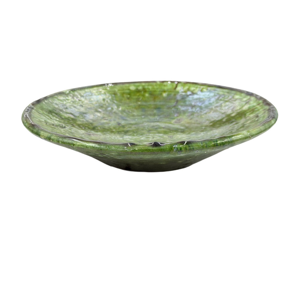 Moroccan Ceramic Tamegroute Plate - Berbere Imports