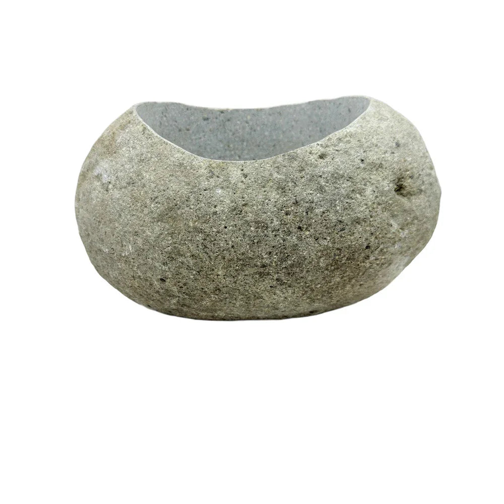Indonesian River Rock Buval Bowl - Berbere Imports