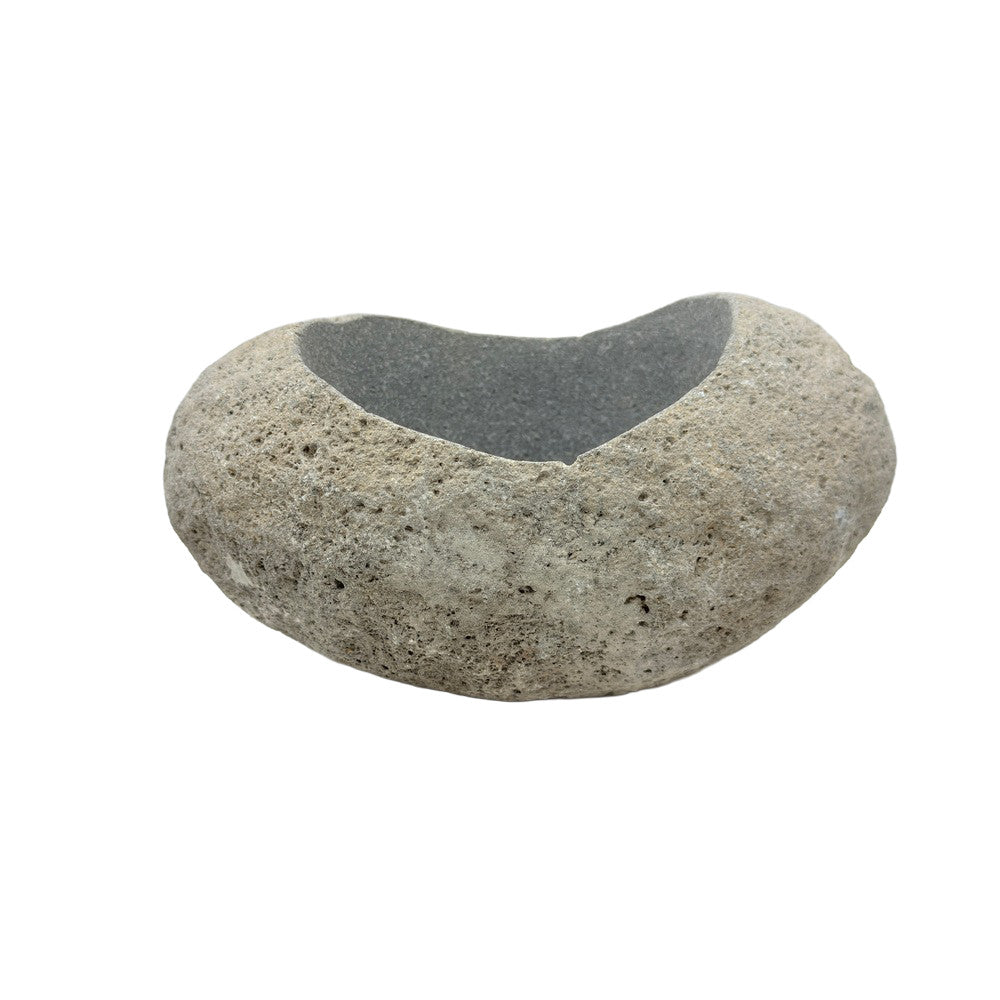 Indonesian River Rock Buval Bowl - Berbere Imports