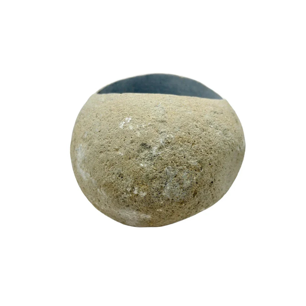 Indonesian River Rock Buval Bowl - Berbere Imports