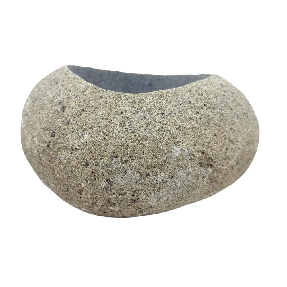 Indonesian River Rock Buval Bowl - Berbere Imports