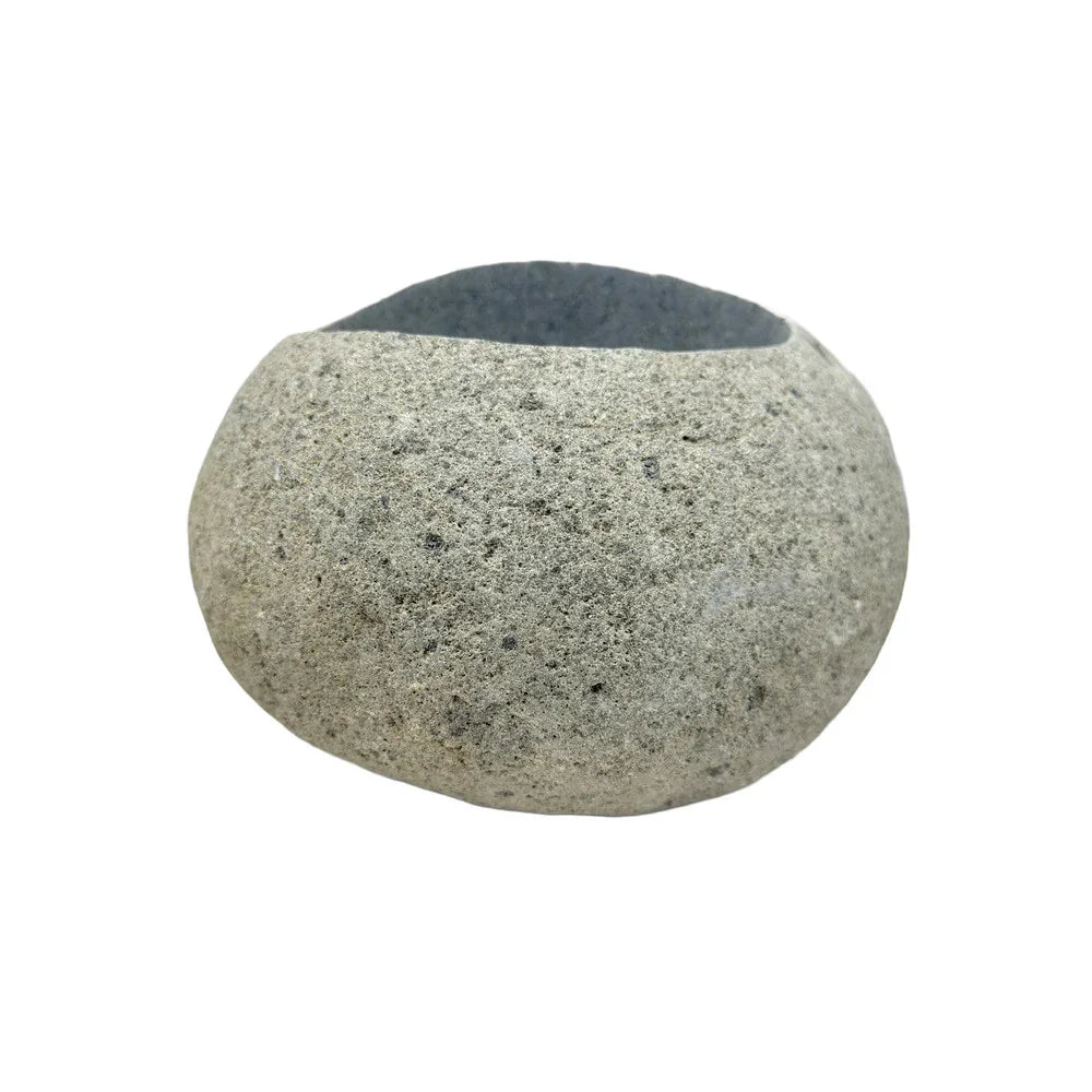 Indonesian River Rock Buval Bowl - Berbere Imports