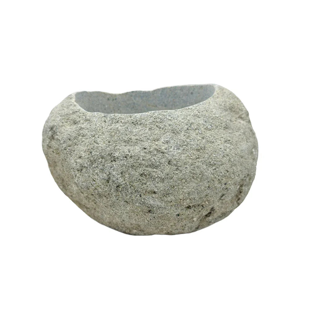 Indonesian River Rock Buval Bowl - Berbere Imports