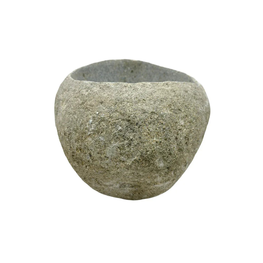 Indonesian River Rock Buval Bowl - Berbere Imports