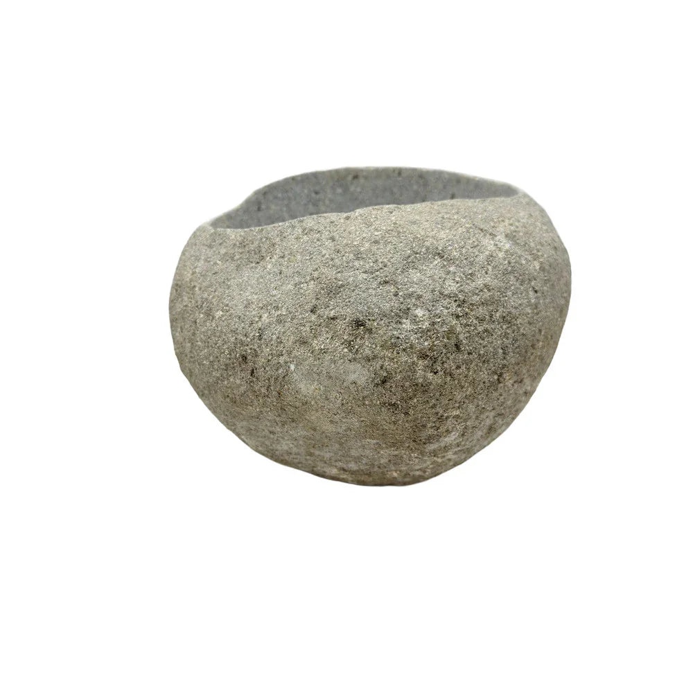 Indonesian River Rock Buval Bowl - Berbere Imports