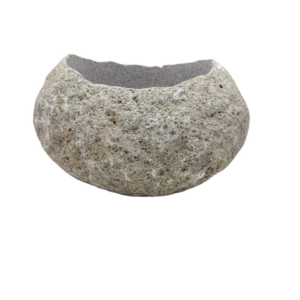 Indonesian River Rock Buval Bowl - Berbere Imports