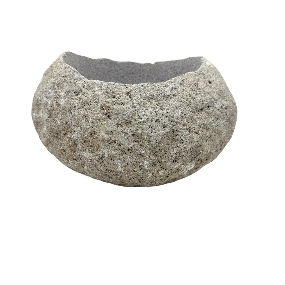 Indonesian River Rock Buval Bowl - Berbere Imports