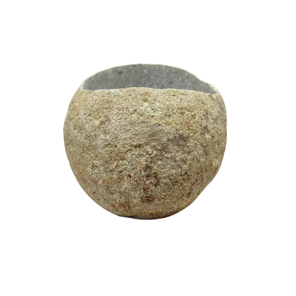 Indonesian River Rock Buval Bowl - Berbere Imports