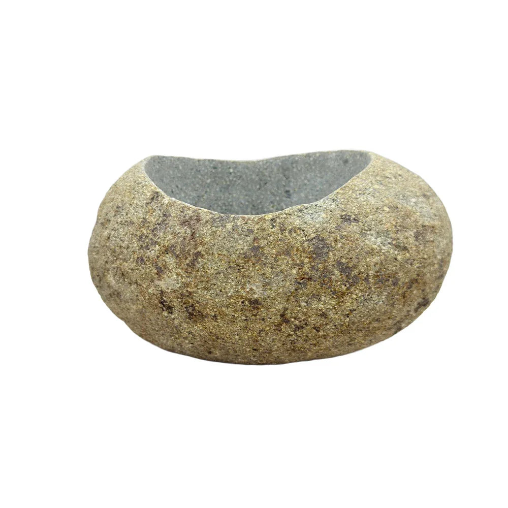 Indonesian River Rock Buval Bowl - Berbere Imports