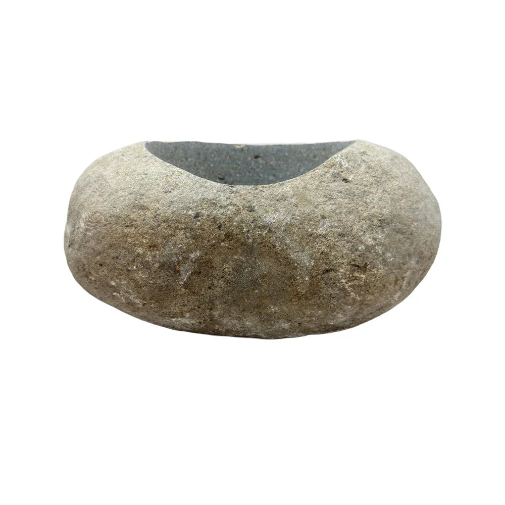Indonesian River Rock Buval Bowl - Berbere Imports