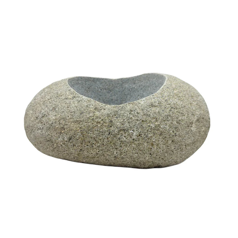 Indonesian River Rock Buval Bowl - Berbere Imports