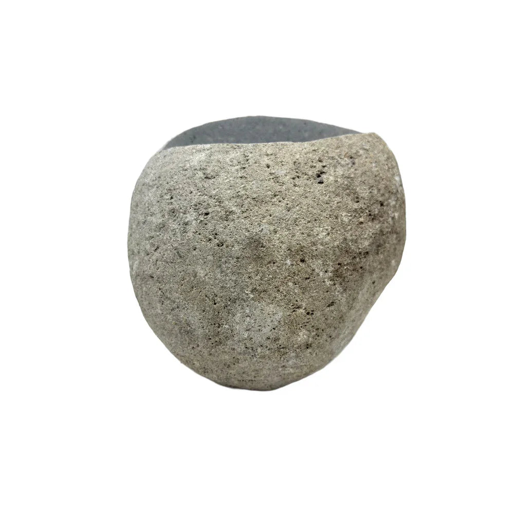 Indonesian River Rock Buval Bowl - Berbere Imports