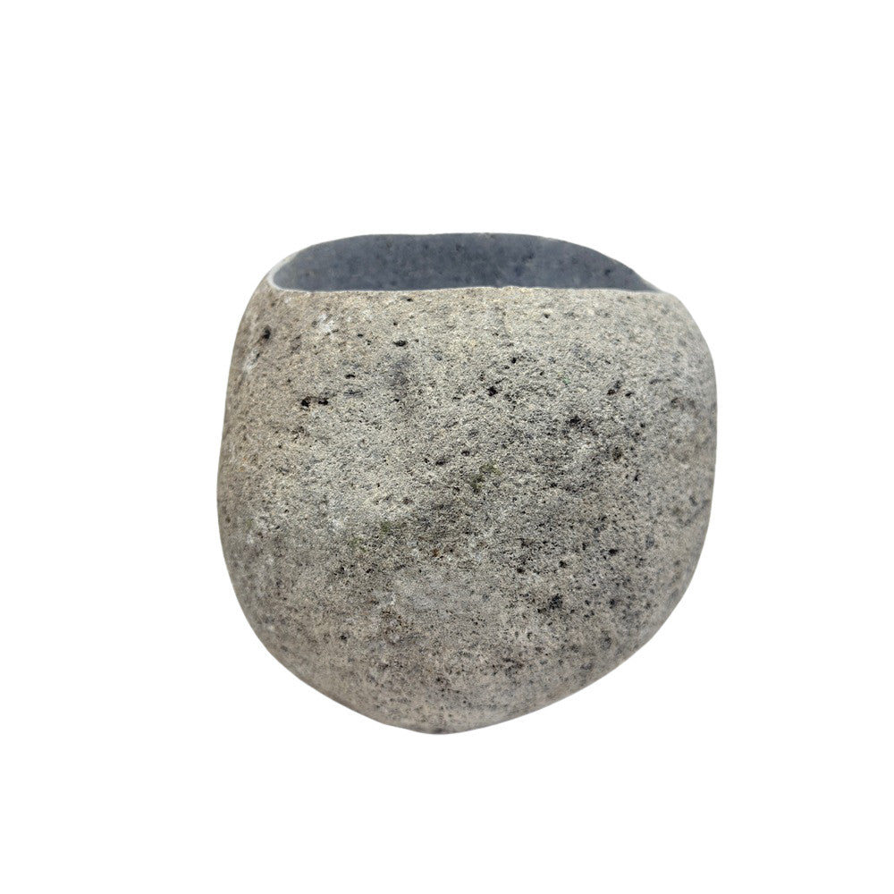 Indonesian River Rock Buval Bowl - Berbere Imports