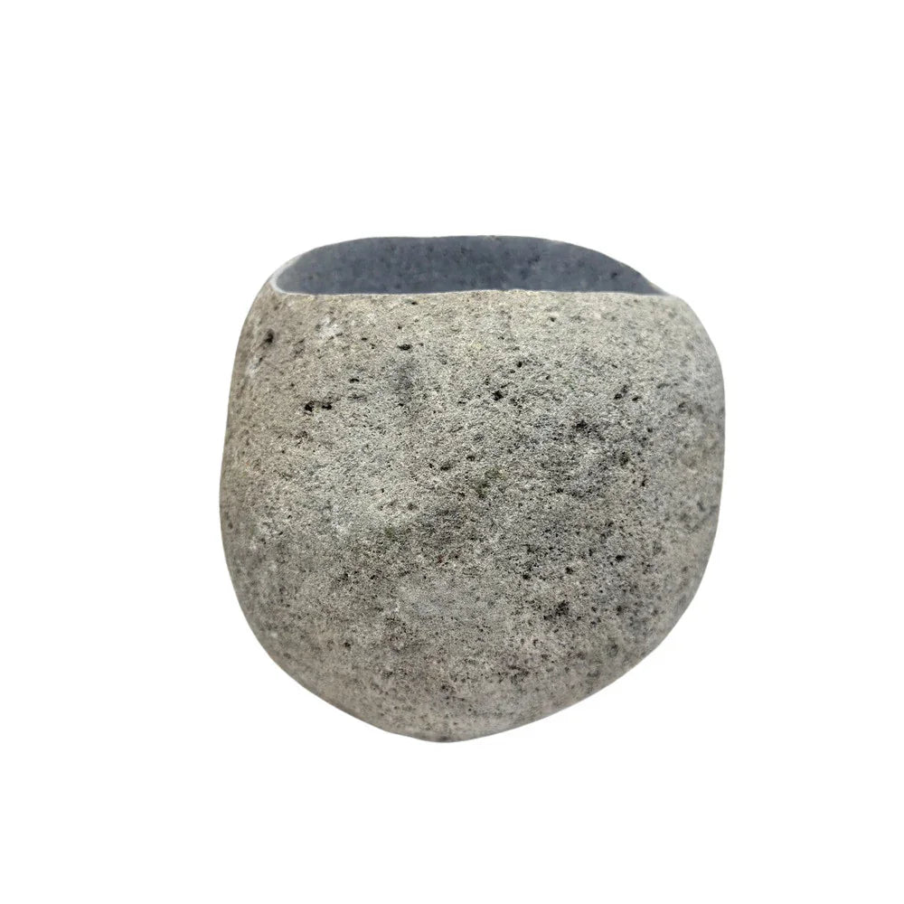 Indonesian River Rock Buval Bowl - Berbere Imports