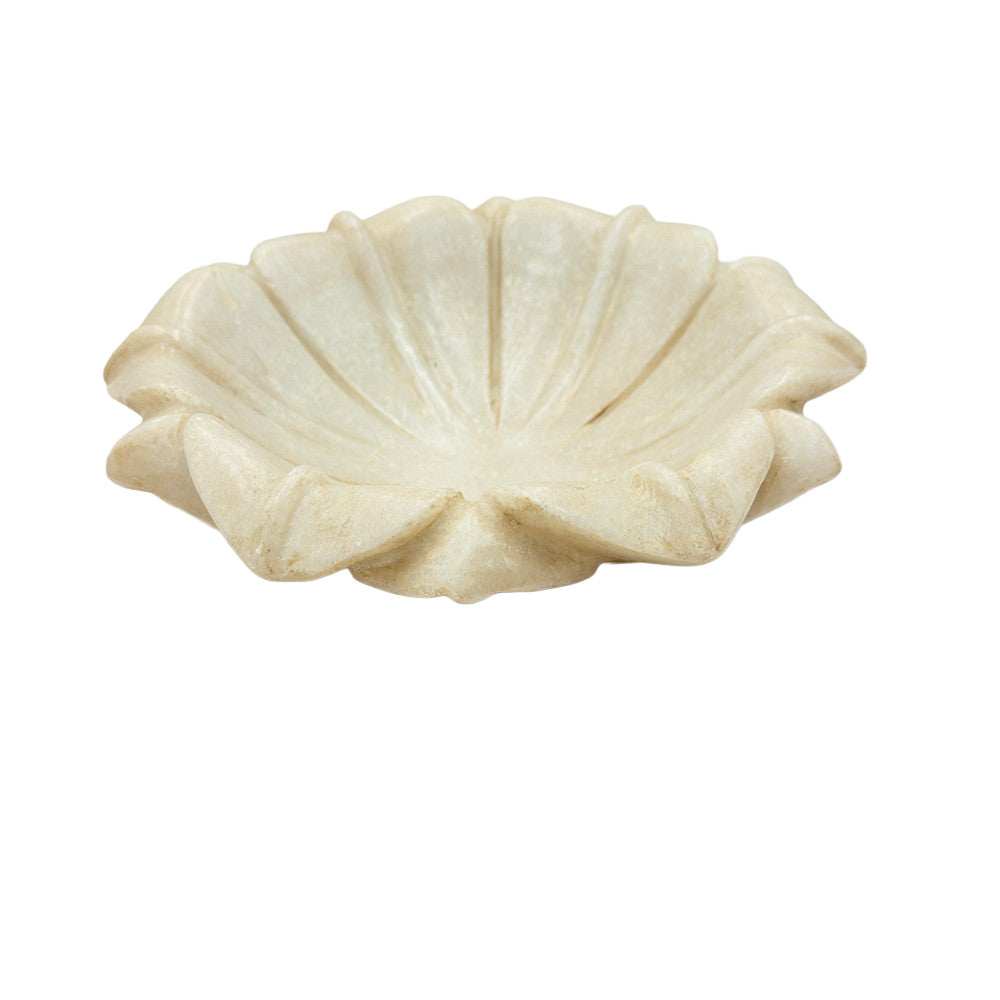Marble Lotus Dish - Berbere Imports