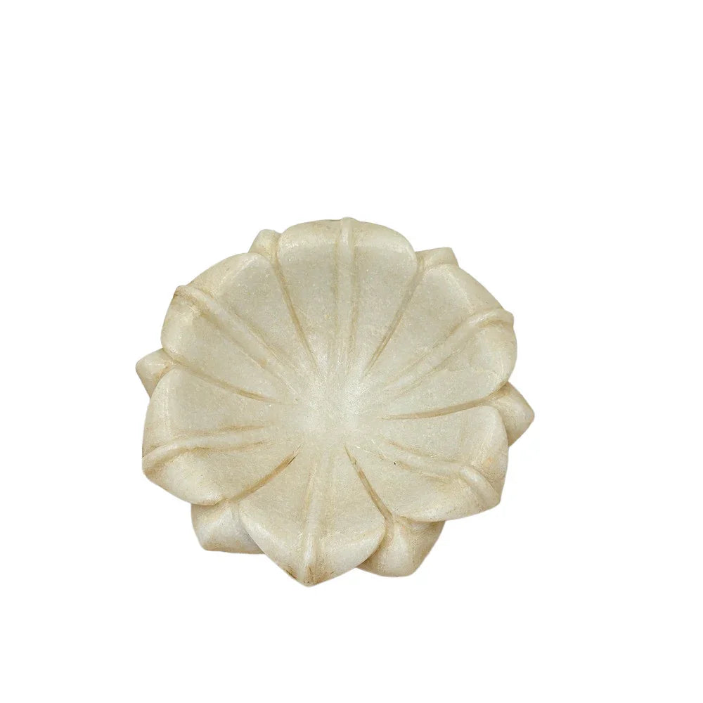 Marble Lotus Dish - Berbere Imports