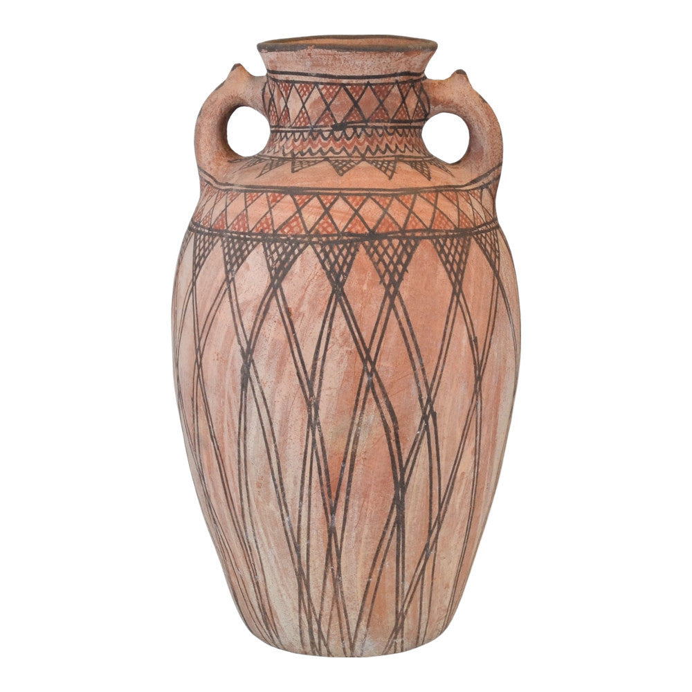 Moroccan Terracotta Earthen Ware Vase - Large - Berbere Imports