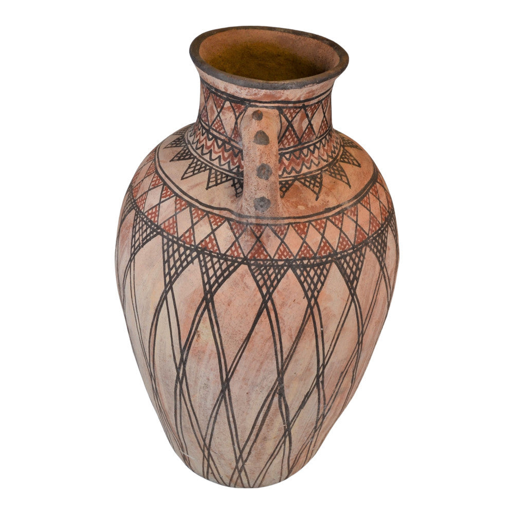 Moroccan Terracotta Earthen Ware Vase - Large - Berbere Imports