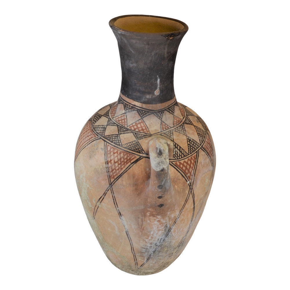 Moroccan Terracotta Earthen Ware Vase - Large - Berbere Imports