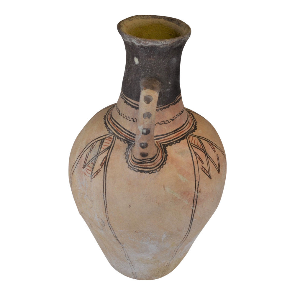 Moroccan Terracotta Earthen Ware Vase - Large - Berbere Imports