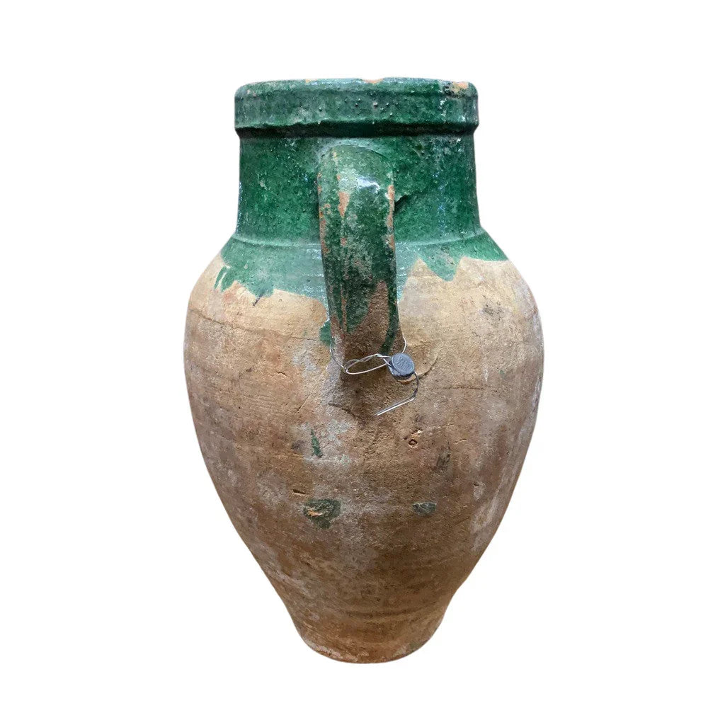 Vintage Turkish Terracotta Oil Jar - Berbere Imports