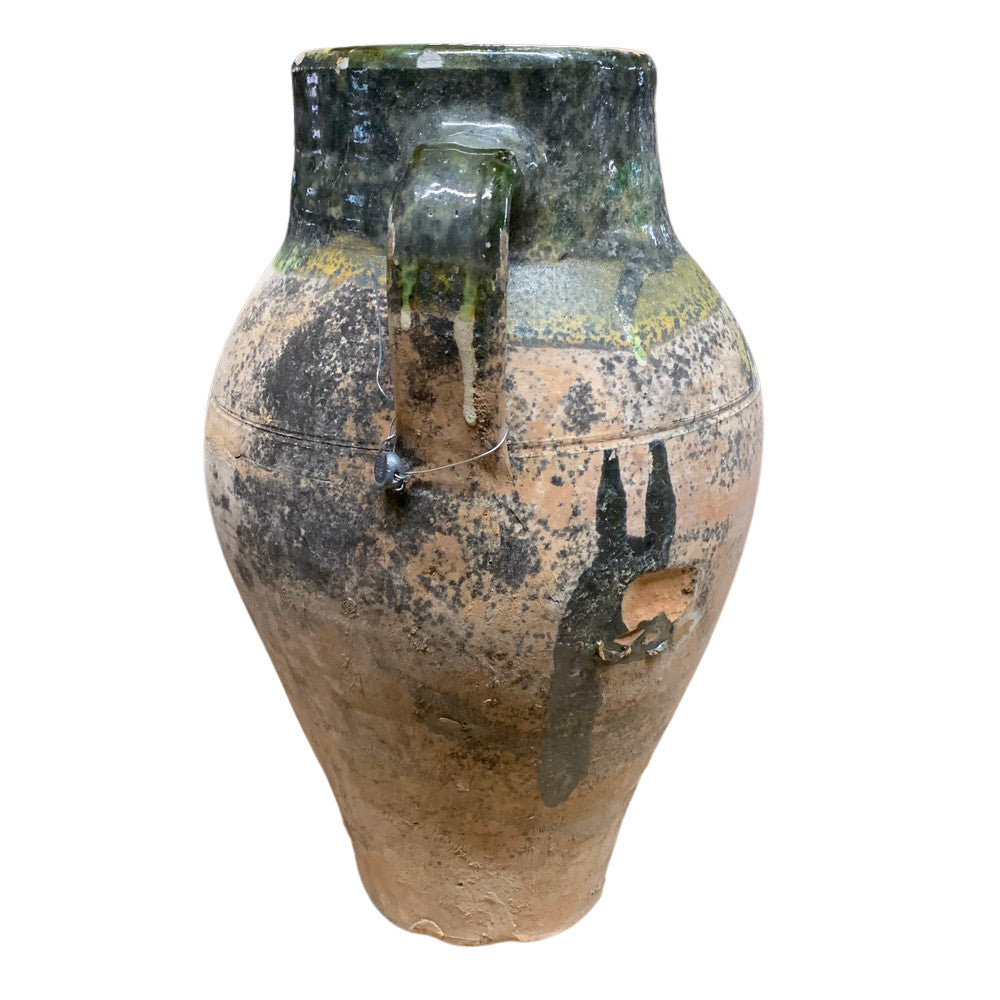 Vintage Turkish Terracotta Oil Jar - Berbere Imports