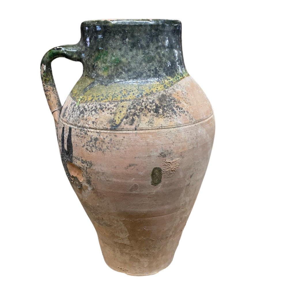 Vintage Turkish Terracotta Oil Jar - Berbere Imports