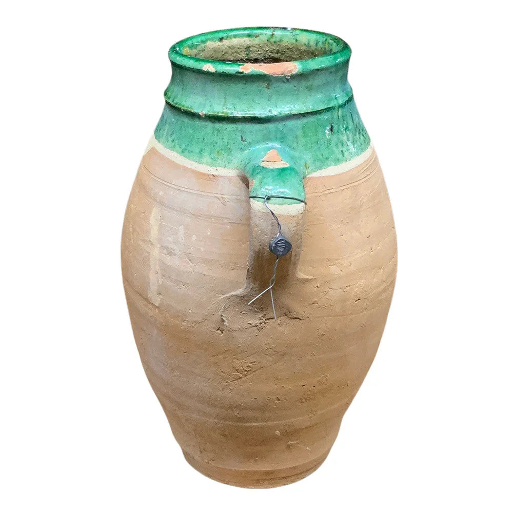 Vintage Turkish Terracotta Oil Jar - Berbere Imports