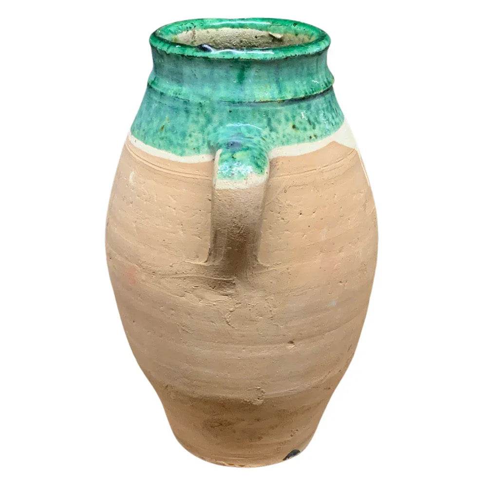Vintage Turkish Terracotta Oil Jar - Berbere Imports