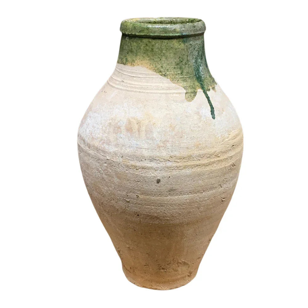 Vintage Turkish Terracotta Oil Jar - Berbere Imports