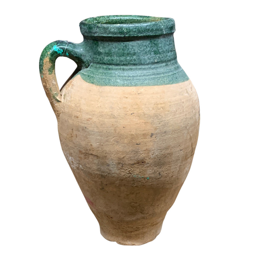 Vintage Turkish Terracotta Oil Jar - Berbere Imports