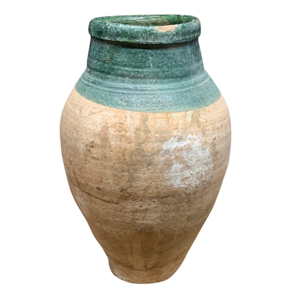 Vintage Turkish Terracotta Oil Jar - Berbere Imports