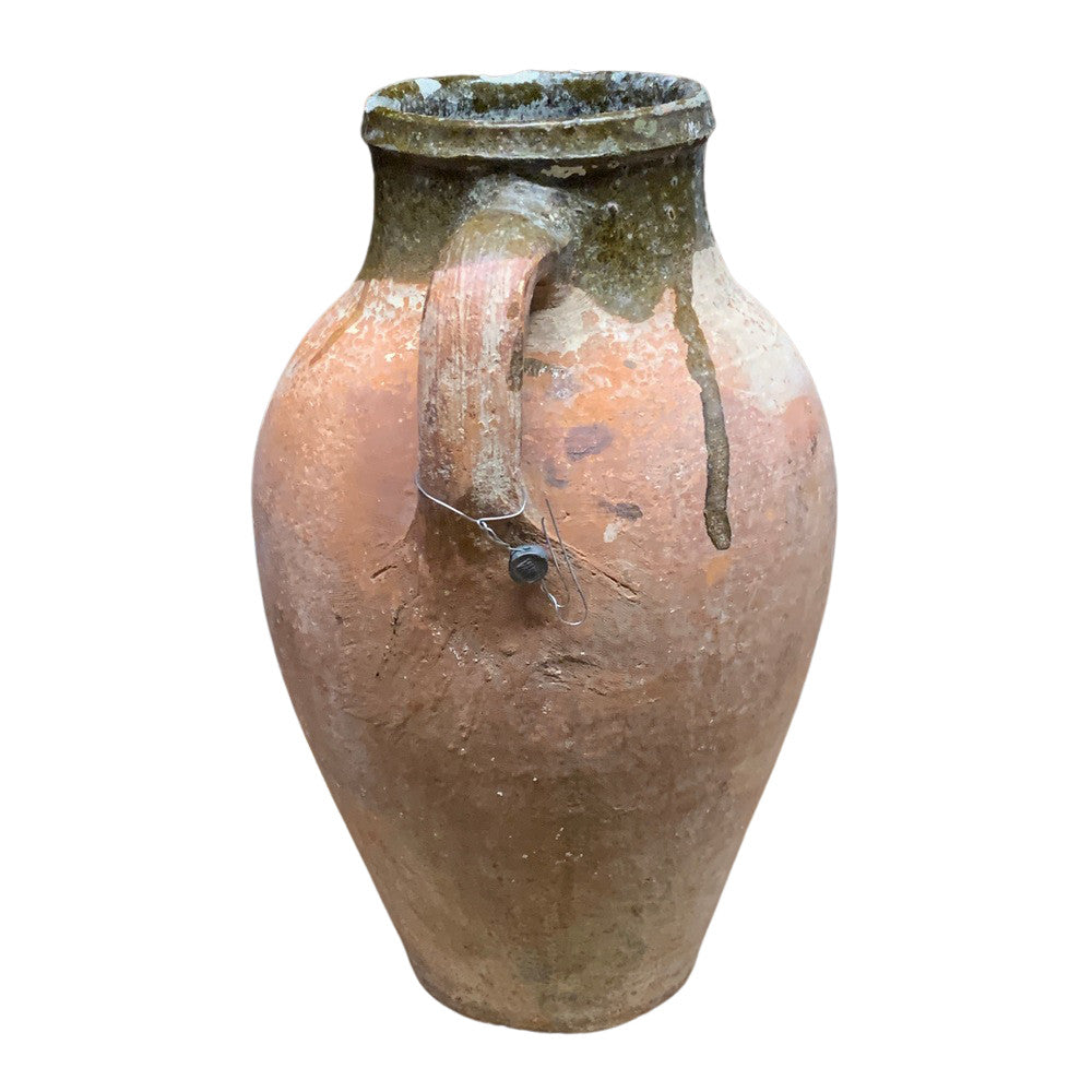 Vintage Turkish Terracotta Oil Jar - Berbere Imports