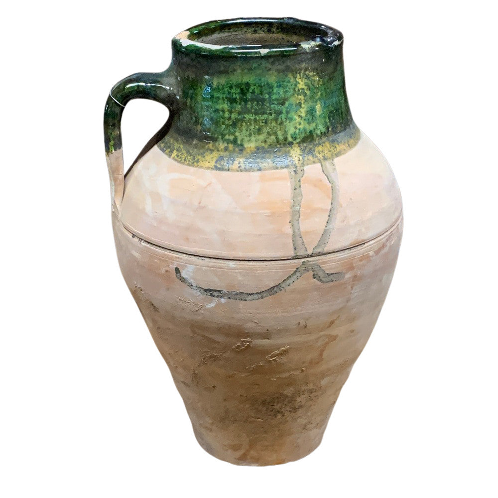 Vintage Turkish Terracotta Oil Jar - Berbere Imports