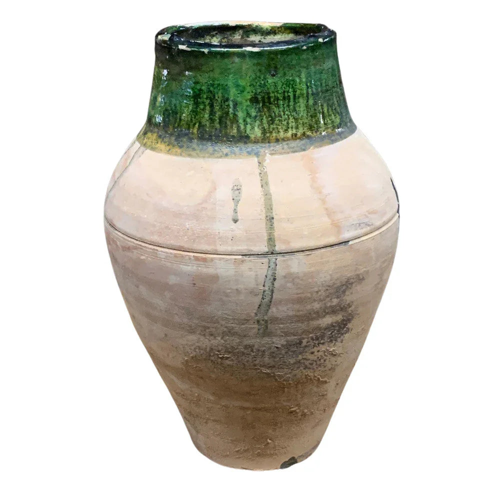 Vintage Turkish Terracotta Oil Jar - Berbere Imports