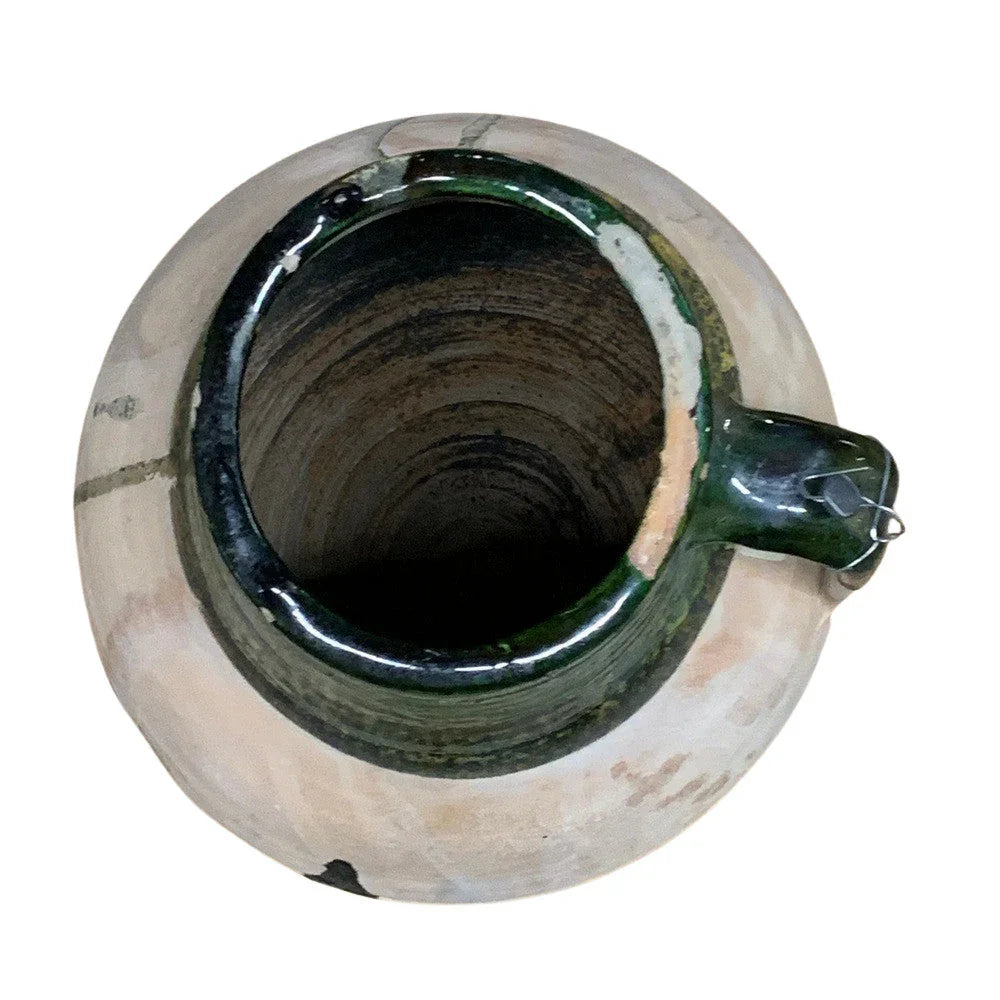 Vintage Turkish Terracotta Oil Jar - Berbere Imports