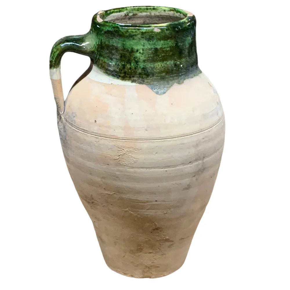 Vintage Turkish Terracotta Oil Jar - Berbere Imports